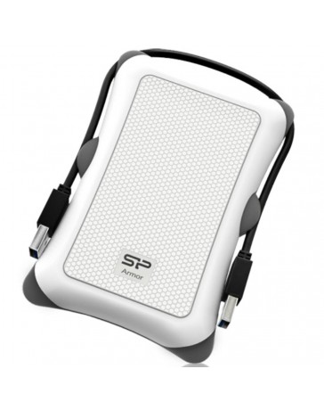 Disco Duro Externo Silicon Power Rugged Armor A30 2TB, USB 3.0, Shockproof -Blanco - Envío Gratuito