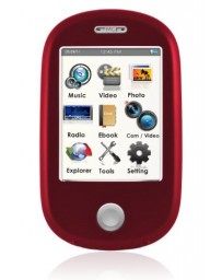 Reproductor MP3 Xo Vision Ematic EM638VIDRD,3" 8GB FM-Rojo