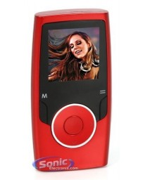 Reproductor MP3 Coby MP6012GRD, 1.44" 2GB Radio FM -Rojo