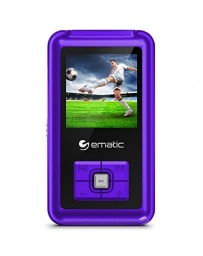 Reproductor MP3 Ematic EM208VIDPR , 1.5" 8GB-Morado