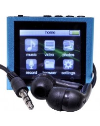 Reproductor MP3 Polaroid PMP120-4BL, 1.8" 4GB -Azul - Envío Gratuito