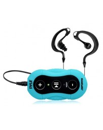 Reproductor MP3 Resistente al Agua Pyle PSWP20BL, 4GB -Azul - Envío Gratuito