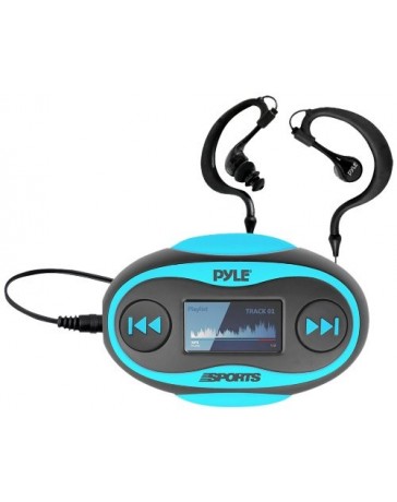 Reproductor de audio MP3 de 4 GB con radio, azul