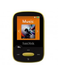 Reproductor MP3 SanDisk Clip Sport, 1.44" 4GB-Amarillo - Envío Gratuito