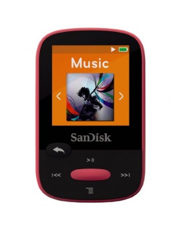 Reproductor MP3 SanDisk Clip Sport, 1.44" 8GB-Rosa - Envío Gratuito