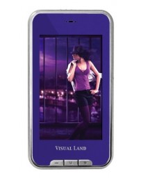 Reproductor MP3 Visual Land ME-975L-8GB-PRP, 3" 8GB Radio FM -Purpura - Envío Gratuito