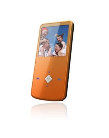 Reproductor MP3 y Video Ematic EM164VIDO, 1.5" 4GB Sintonizador FM -Naranja - Envío Gratuito