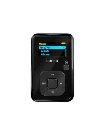 SanDisk 4GB Sansa Clip+ MP3 Player w/ microSD slot - Black - SDMX18R-004GK-A57 - More music, more play - Envío Gratuito