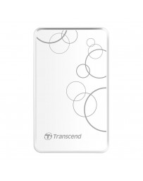 Disco Duro Externo Transcend StoreJet A3, 2TB, USB 3.0 -Blanco - Envío Gratuito