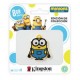 Memoria USB KINGSTON KC-U908G-3W Flash Drive 8GB MINIONS - Envío Gratuito