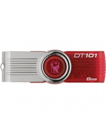 MEMORIA USB 8GB Kingston DT101G2-Rojo - Envío Gratuito
