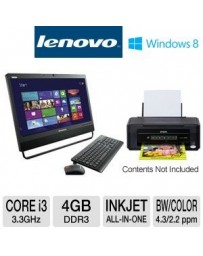 Lenovo M92z Core i3 500GB HDD 4GB DDR3 All-In-One and Epson Stylus NX230 WiFi All-In-One Inkjet Printer Bundle - Envío Gratuito