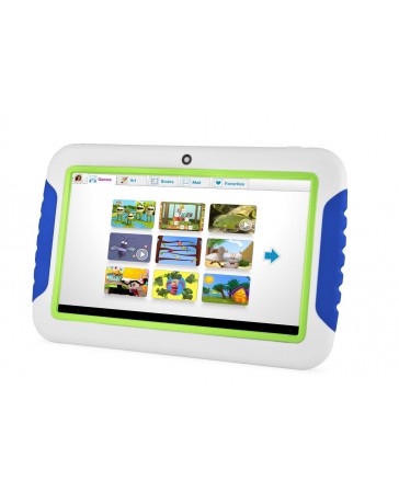 Tablet Ematic FTABCB-2, 512MB, 4GB, 9", Android 4.1 para niños -Verde - Envío Gratuito