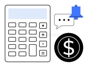Cómo Calcular el IVA a Pagar de Forma Fácil y Rápida 2 calculadora con factura y simbolo del iva