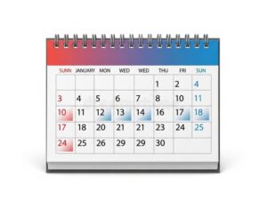 Cuántos días de vacaciones me corresponden por año según la ley 7 calendario marcado con dias de vacaciones resaltados