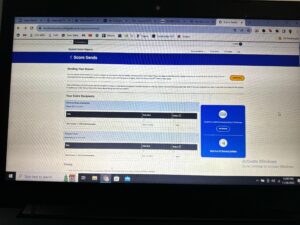 computadora mostrando sitio web oficial sat