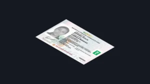 documento de identidad con sello oficial mexicano