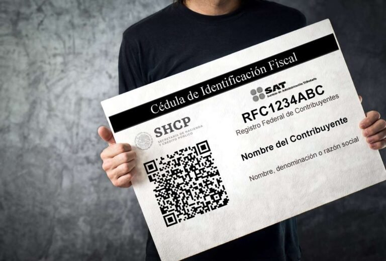 documento oficial con logotipo del rfc mexico