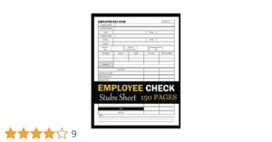 empleado revisando recibo de sueldo