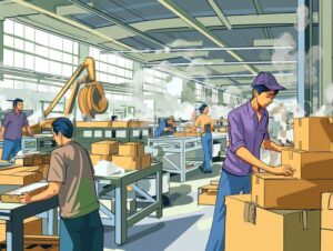 Cuáles Son Los Beneficios Clave Del Programa IMMEX Para Empresas 1 fabrica moderna con trabajadores y tecnologia