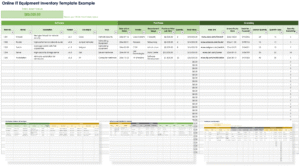 inventario de maquinaria y equipo empresarial
