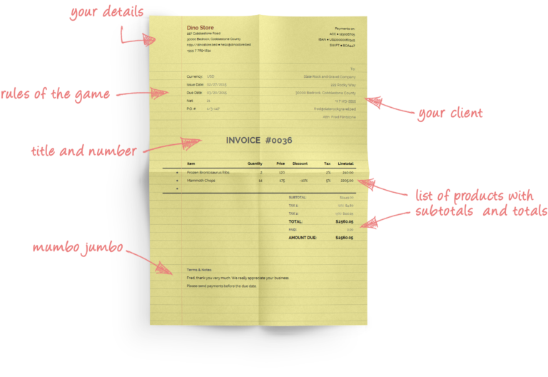 persona fisica escribiendo factura a mano