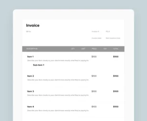 tarjeta de credito empresarial y factura mexicana