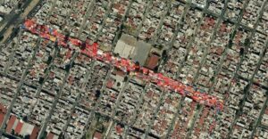 vista aerea del mercado de monedas ciudad mexico